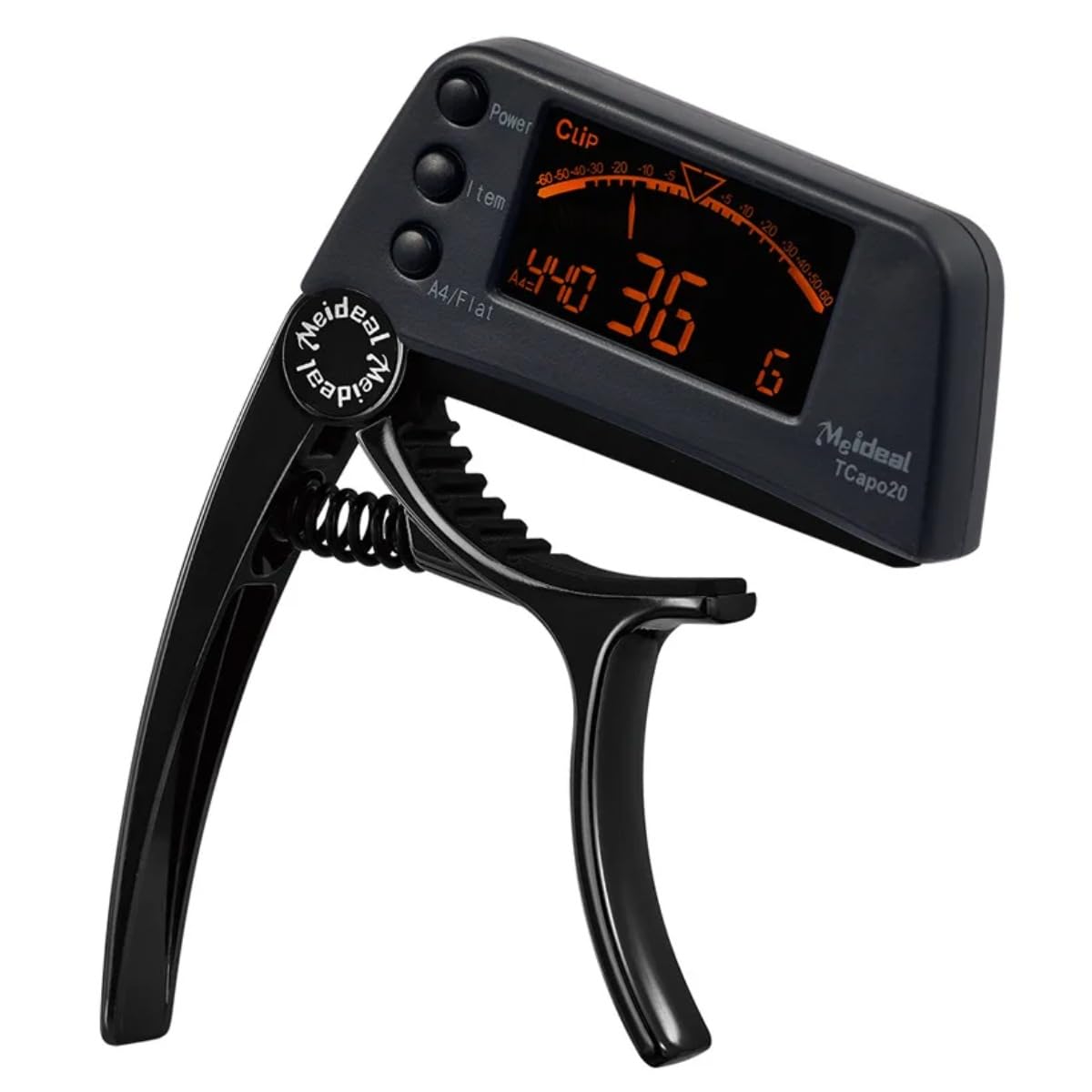 Capotasto per chitarra, 2 in 1, in zinco, cambio rapido per chitarre acustiche ed elettriche, ukulele, mandolino, banjo (nero)