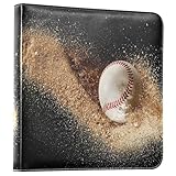 pnyoin Falling Baseball Ball Large Photo Album Self Adhesive Scrapbook Album for 2x3 4x6 5x7 6x8 Pictures DIY Photo Book Picture Book for Photos Family Anniversaries Baby Vacations