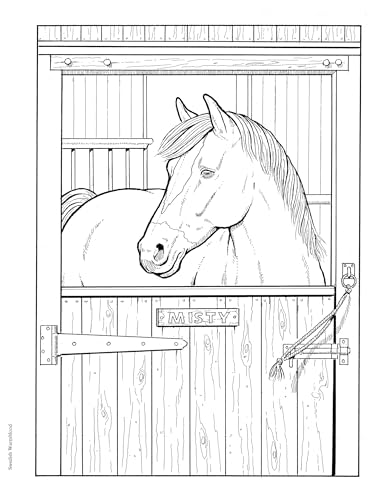 Adult Coloring Great Horses Coloring Book (Adult Coloring Books: Animals) - Image 10