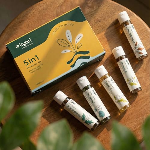 KYARI 5-in-1 Liquid Plant Care Kit | Growth Booster, Seaweed Extr...