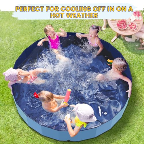 Piscina dobrável para cães XXXL Banheira portátil para animais de estimação extragrande piscina infa