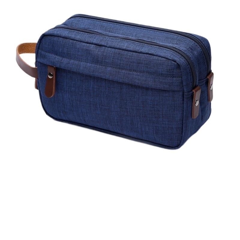 Borsa da Toilette a Doppio Strato per Viaggi all'aperto, Pochette cosmetica per Uomo e Donna, Organizer per Kit da Bagno, Trousse per Trucco e Bellezza, Borsetta a Mano
