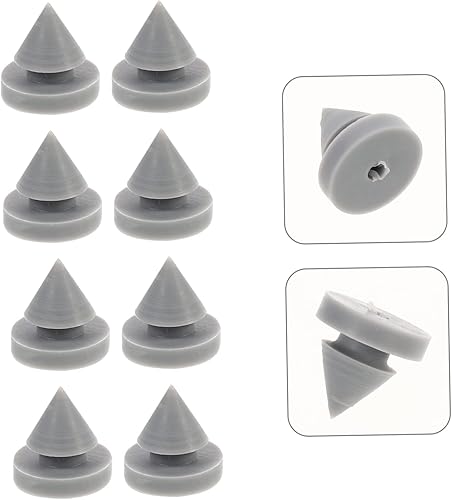 Miniatura 8 de OSALADI Tapón de goma anticolisión para detrás de la puerta, 50 unidades, protector de parachoques, manija de puerta corredera, parachoques retro