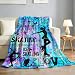 Ice Skating Blanket Gifts for Girls Ultra Soft Flannel Ice Skating Throw Blanket Skater Accessories Stuff Merch for Kids Teens Adults 50"x40"