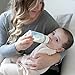 Dr. Brown's Natural Flow Anti-Colic Options+ Narrow Glass Baby Bottle 4 oz/120 mL & Travel and Storage Baby Bottle Caps for Natural Flow and Options+ Baby Bottles - 3-Pack
