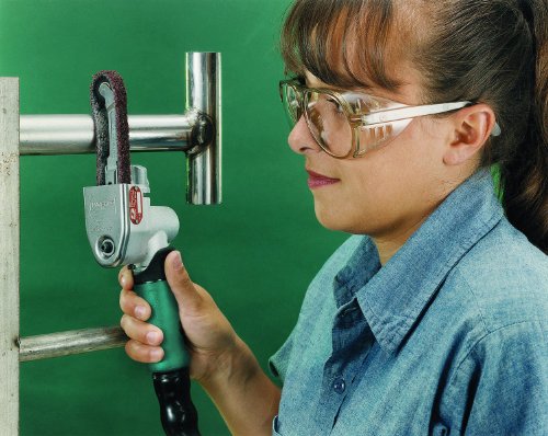 Dynabrade (15003) Mini-Dynafile Ii Abrasive Belt Tool | 0.4 Hp 25,000 Rpm Pneumatic Motor, 7 Degree Offset | For 1/8"-1/2" (3-13 Mm) Wide X 12" (305 Mm) Long Belts #TOP1