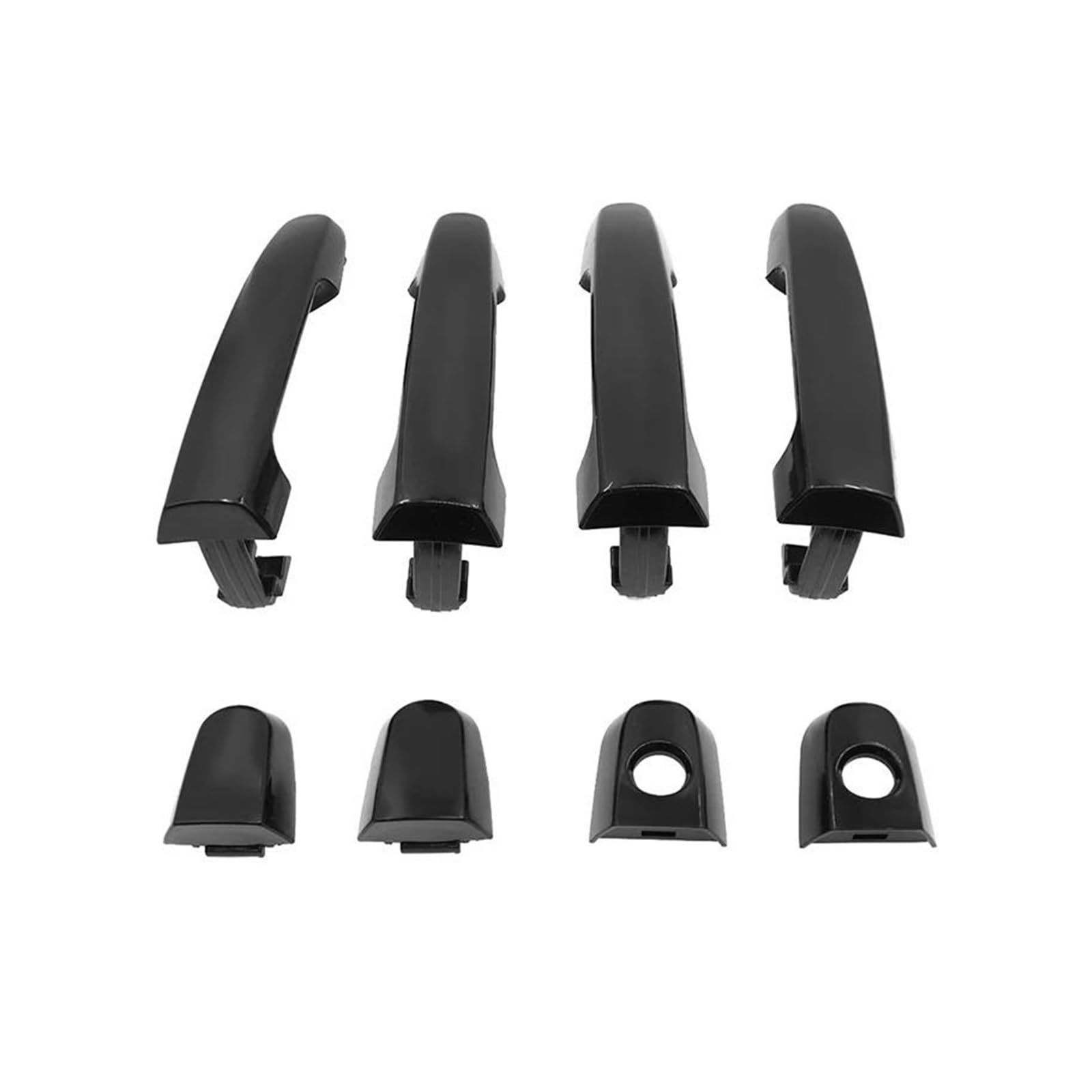 AHRPKAMERD Outer Door Handle 4PCS for Corolla for Matrix for RAV4 for Yaris for Solara for Highlander Exterior Door Handles Exterior Door Handle Cover(4PCS - 1Set)