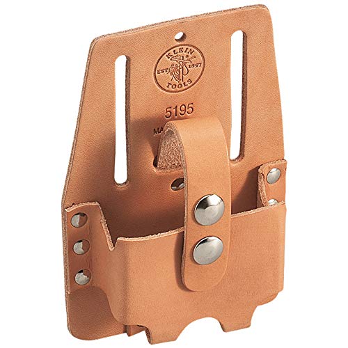 Klein Tools 5195 Tape Measure Holder, Leather, Medium