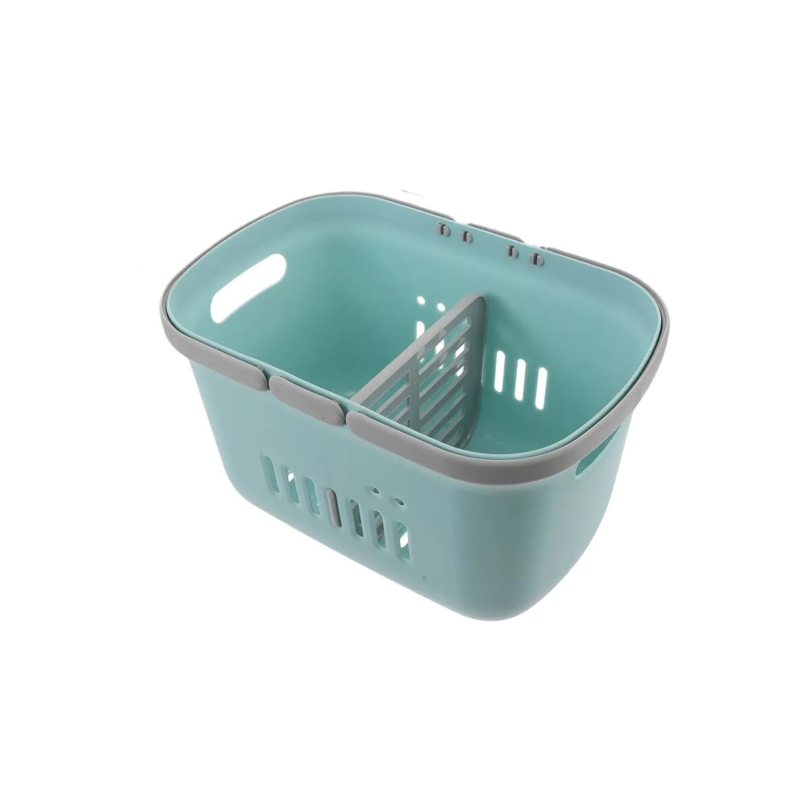 WSQHAO 2Pcs Portable Shower Caddy Bathroom Basket Large Capacity Plastic Organizer Handled for Shower(Color2)