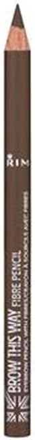 Rimmel London Brow This Way Fibre Pencil, Softly Defines and Thickens Eyebrows, Medium, 1.1g