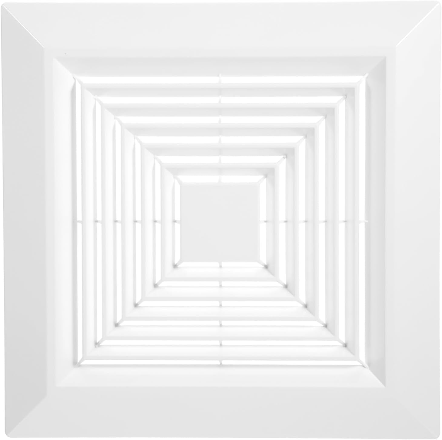 Bathroom Exhaust Fan Cover Bathroom Vent Cover Square Ceiling Or Wall Mounted Exhaust Fan With Springs Replacement Parts For Square Ceiling Exhaust Ventilation Fan Air Diffuser Diverter
