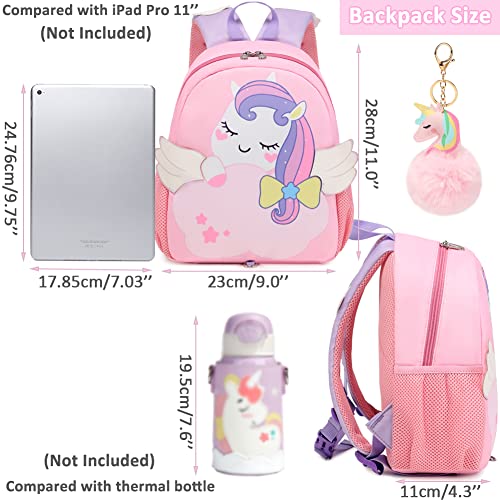 Meisohua Little Girls Backpack Water Resistant Toddler Backpack With Leash Mini Harness Backpack For Girls Children Preschool Backpack #TOP2