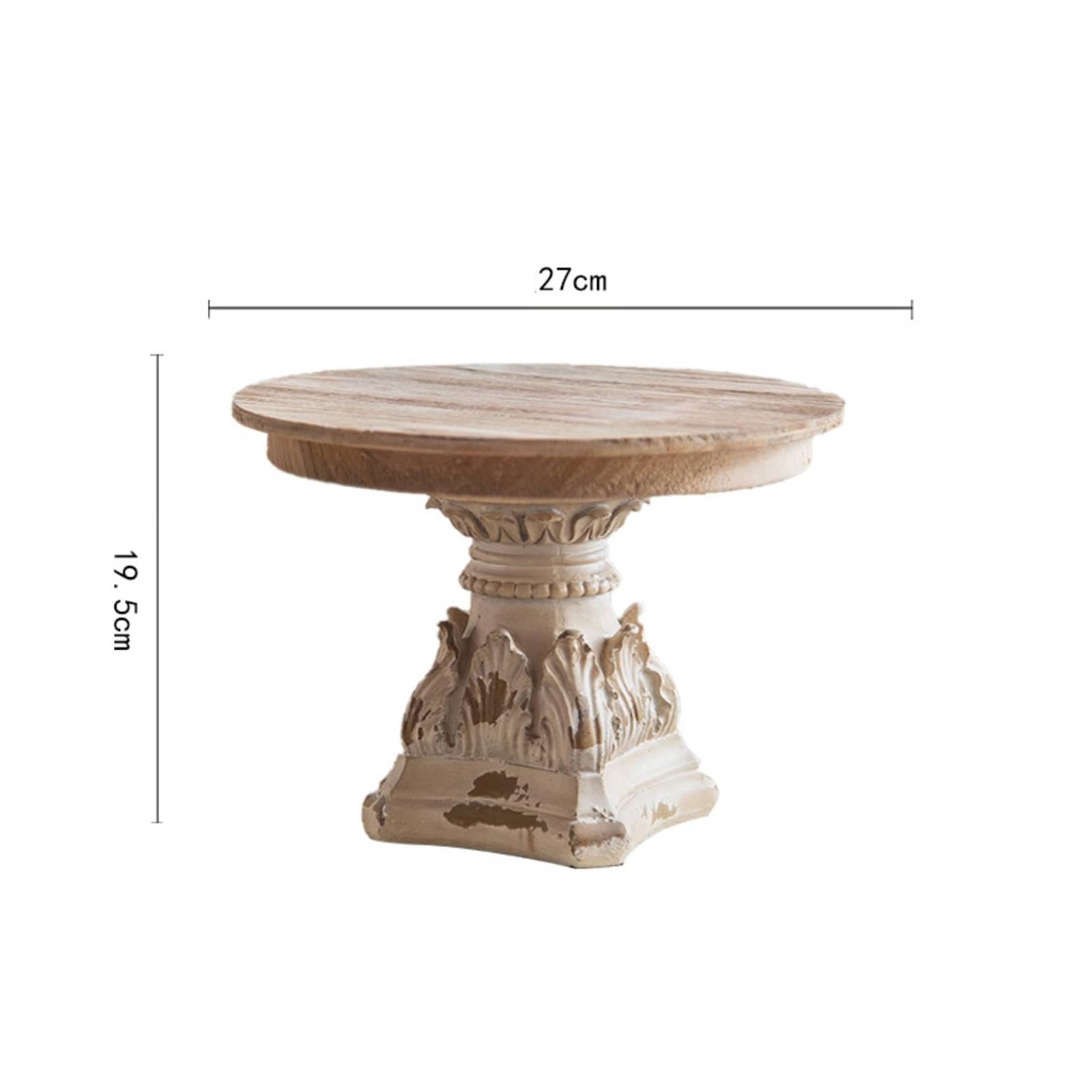 Vassoio a Due Livelli Vassoio Vetrina Supporto Espositore Centrotavola in Legno Rettangolare con Manico Adatto per Casa , Vassoio Da Dessert In Legno Massello Stile Americano A2263