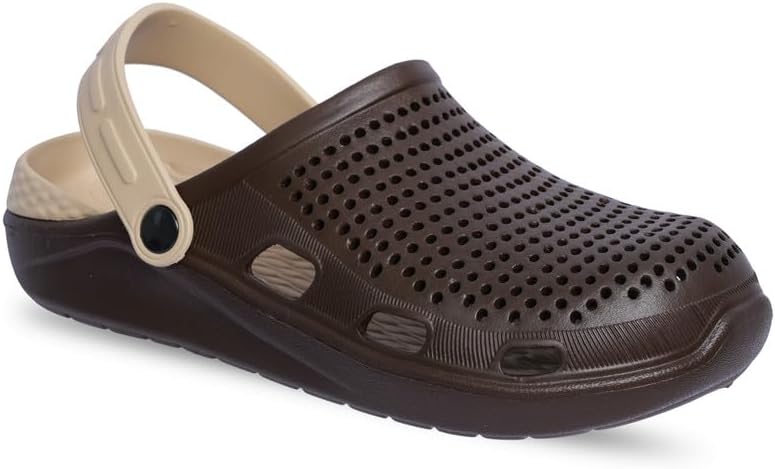EVK10916G Stylish Clogs for Men | Durable, Lightweight and Comfortable | Easy Wear Slip On with Rubberised Sole for Better Grip | Easy Washable | Ideal for Outdoor Use