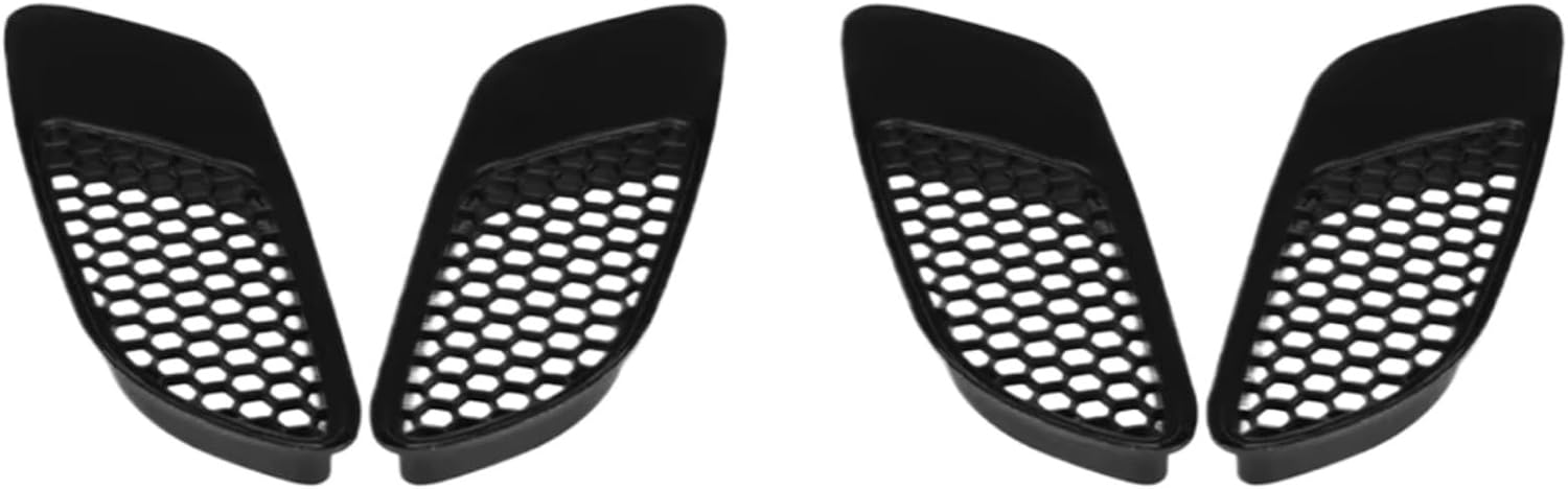 Hood Scoops 4PCS Air Vent Car Front Air Scoop Bonnet Vent Hood Vent Louvers Compatible with BMW for E90 E91 E92 E93 M3 ABS