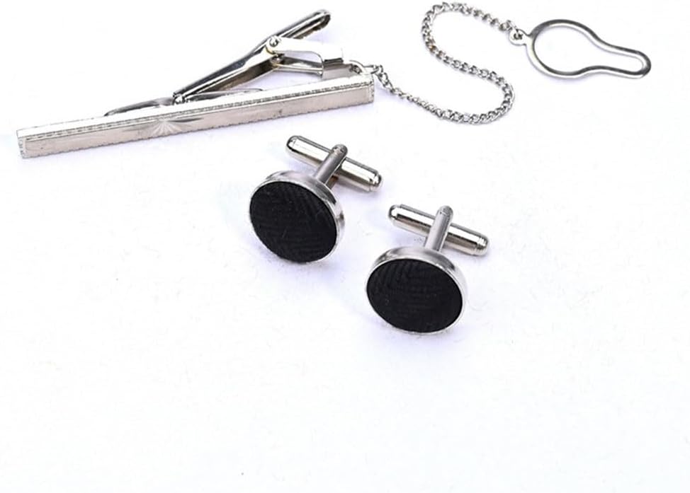 Men's Tie Square, Cufflinks, Tie Clip, Gift Box, Men's Formal Business Tie Set