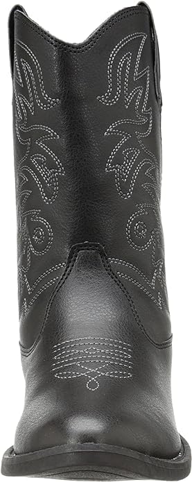 Deer Stags Boy's Ranch Western Boot, Black, 13 Little Kid - Image 2
