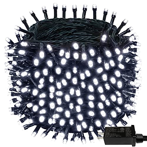 Kaq- 115Ft 300Led Christmas String Lights Indoor/Outdoor, Green Wire Tree Lights Waterproof With 8 Modes, White Plug In String Lights For Party Wedding Garden Xmas Decoration (Cool) #TOP21