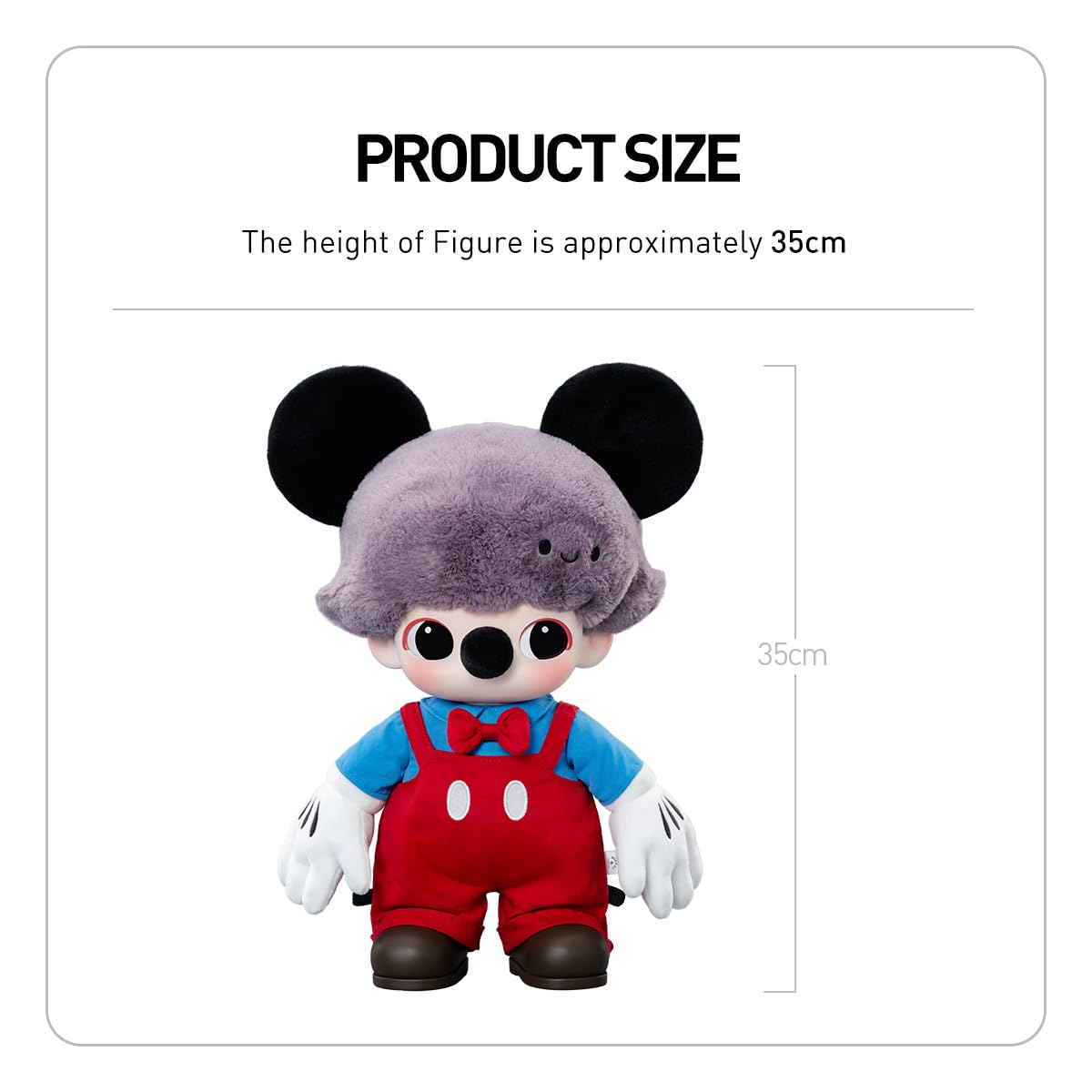POP MART DIMOO World × Disney Series Mickey Vinyl Plush Bag Pop