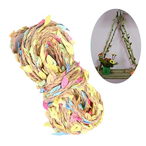 10 m corda di foglia artificiale, ghirlanda di