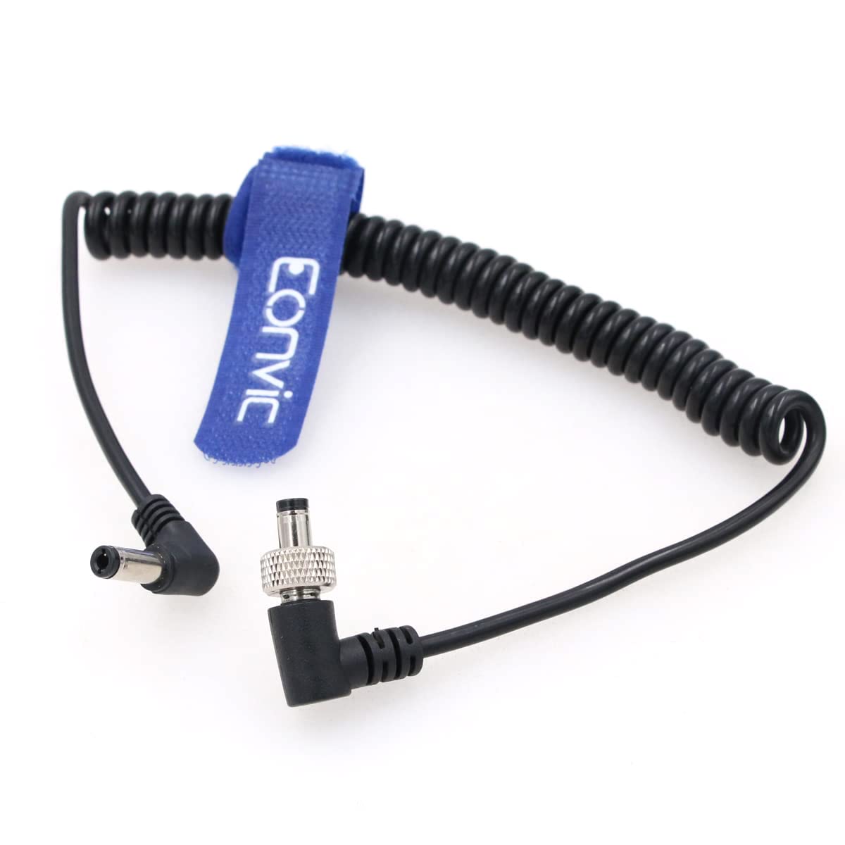 Eonvic Locking 2.5mm DC to 2.5mm DC Right Angle Power Cable for Atomos Shogun 7 /Smallhd 702 Touch Video Devices Pix-E7 Pix-E5