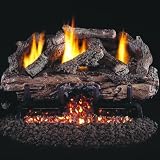 Real Fyre 30-Inch Charred Aged Split Oak Vent-Free