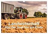 Landwirtschaft - Von der Saat bis zur Ernte (Wandkalender 2023 DIN A3 quer), Calvendo Monatskalender