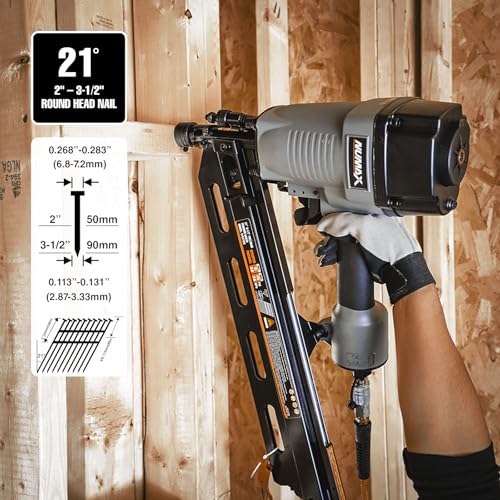 NuMax SFR2190 Pneumatic 21 Degree 3-1/2" Framing Nailer thumbnail 2