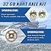 32 Go Kart Axle Kit Alloy Rear Axle with Brake Dics +Brake Master Cylinder +Sprocket +Pillow Bearing +Chain + Hub Replacement for Go Kart ATV Quad Drift Trikes