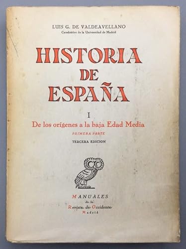Historia de España, tomo I: De los orígenes a la baja edad media