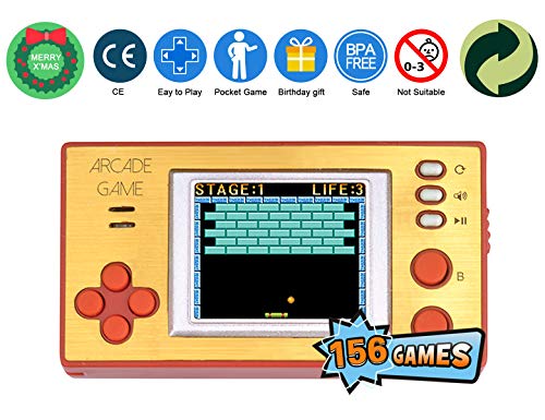 LEHAWU Handheld Portable Arcade Video Game Console iWawa Retro Pocket 150+ Games for Kids to Adult