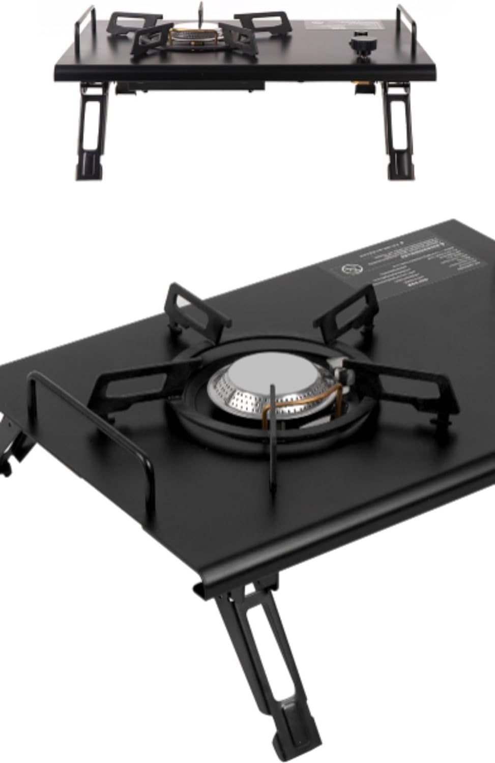 Amazon | アウトドア キャンプ ポータブル 折りたたみガスストーブ