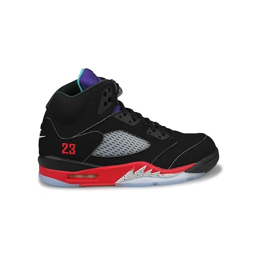 Jordan Mens Air 5 Retro DD0587 600 Raging Bull 2021 - Size 9 Black/Black/Black
