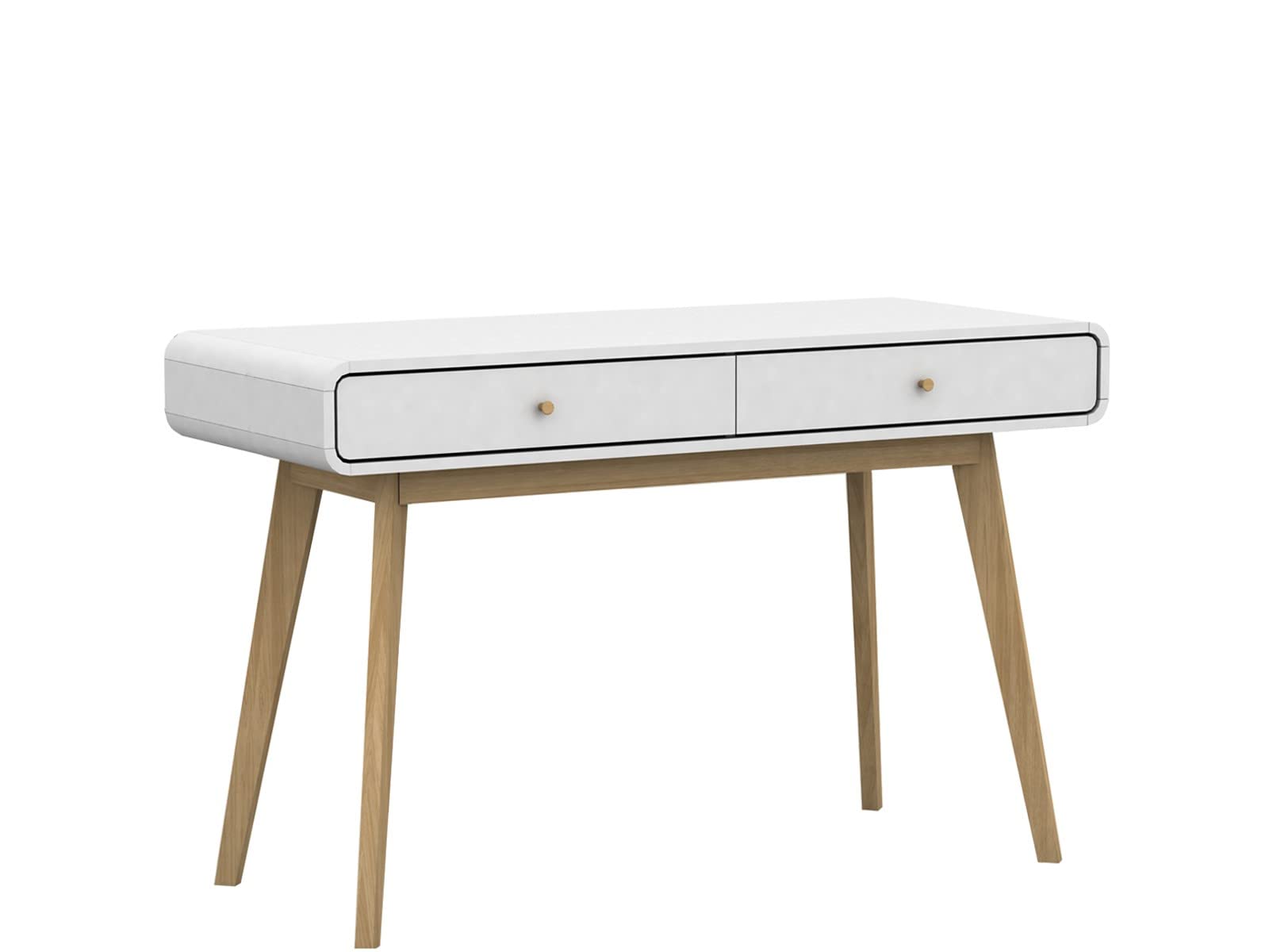 LOFT24 Cassie Desk White, 50x120x79cm (DxWxH)