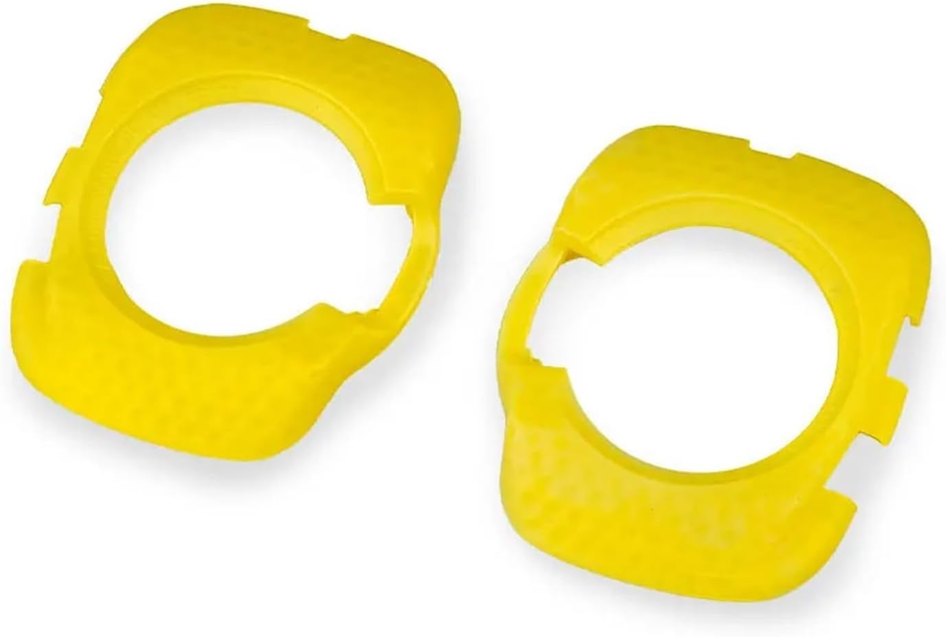Bike Pedals Cleats Protection Cover Compatible with Dplay Zero Aero Bicycle Parts Cycling Lightweight Lock Plate Quick Release 1 Pair(Yellow)