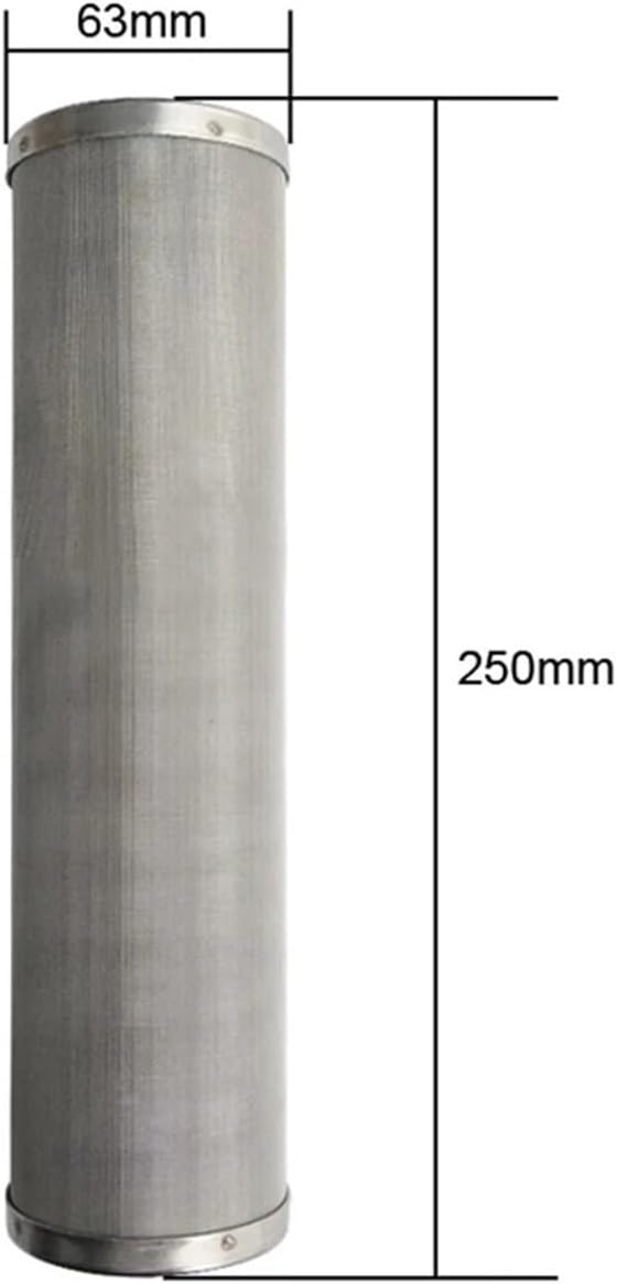 Compatible For 10Inches Water Filter Parts Stainless Steel，Filter Element Prefilter Filter Element Filter Screen 5 Micron/1Micron(5micron)