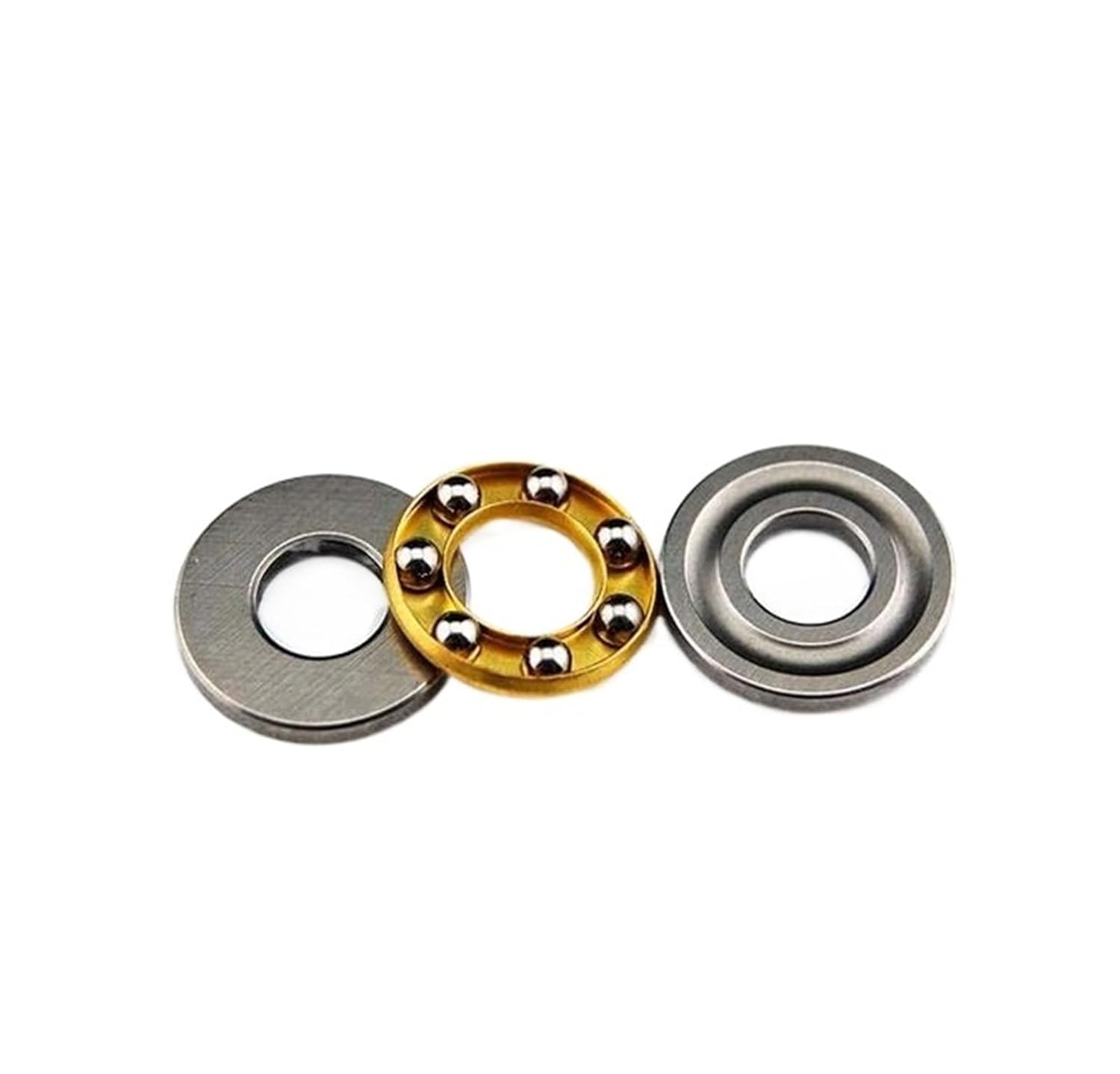 Double Rubber Sealed Ball Bearings 10pcs F1018M Axial Ball Thrust