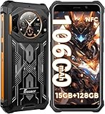 FOSSiBOT F101 Pro T�l�phone Portable Incassable 10600mAh 15Go + 128Go/1To Smartphone Incassable �crans Doubles 5,45