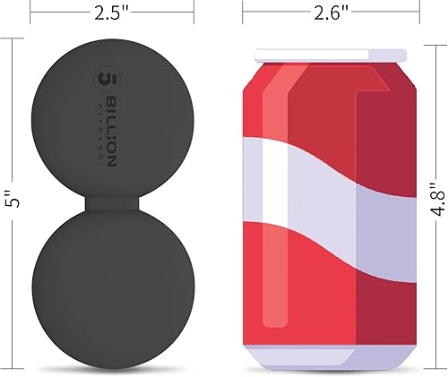 Miniatura 4 de 5BILLION - Pelota de masaje de cacahuete  Bola de masaje de lacrosse doble y pelota de movilidad para terapia física  Herramienta de masaje de