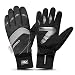 KINGSBOM Waterproof Warm Gloves - 3M Thinsulate Winter Touch Screen Thermal Gloves- for Cycling, Running, Riding, Outdoor Sports - for Women and Men - Black