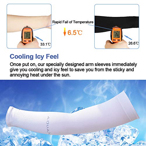 Beister 6/3 Pairs Uv Protection Cooling Arm Sleeves For Women Men, Long Sunblock Protective Cycling Arm Cover #TOP2