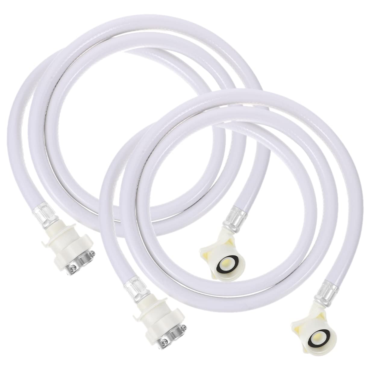 Tuyau eau pour machine à laver UKCOCO lot de 2 flexibles avec embouts acier