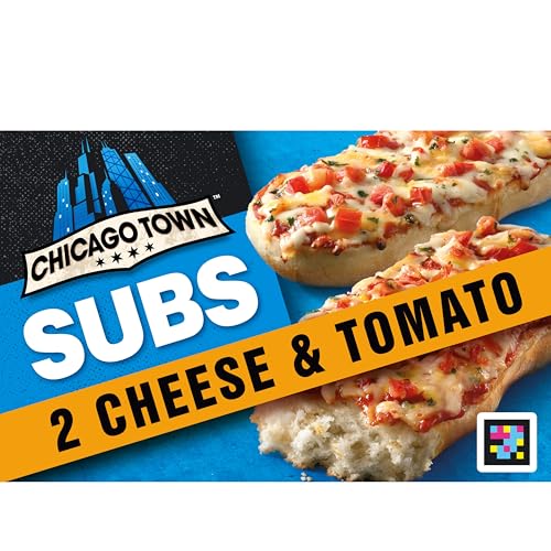 Chicago Town 2 Cheese and Tomato Sub Pizzas, 2 x 125g (Frozen)