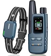 Jugbow Dog Shock Collar with Remote - 3300 Ft Waterproof Dog Training Collar for 10-120 lbs Large...