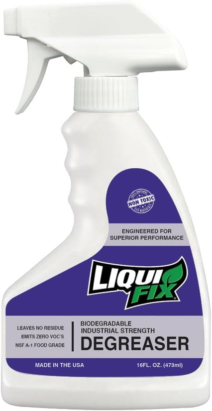 LiquiFix Degreaser Certified Non-Toxic Food Safe 16oz