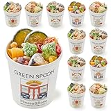 グリーンスプーン 野菜スープ 12食 カップ 【 置き換え ダイエット 低糖質 1食分の野菜 食物繊維 冷凍食品 】GREEN SPOON スープ