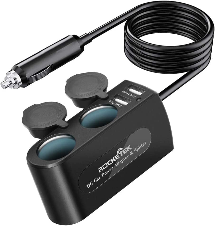 Keple In-Car Charger Dual Port SAT NAV Car Charger + 2m 90