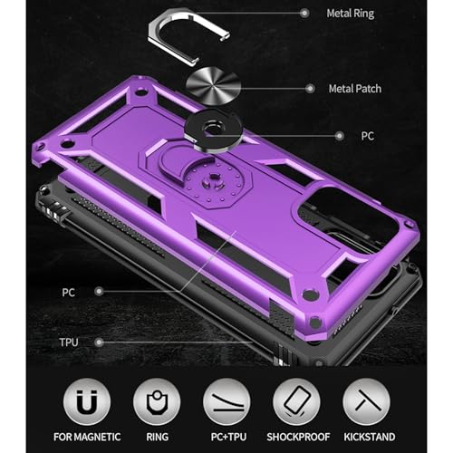 Coque de protection Samsung S20 Plus antichoc antichute couleur violette