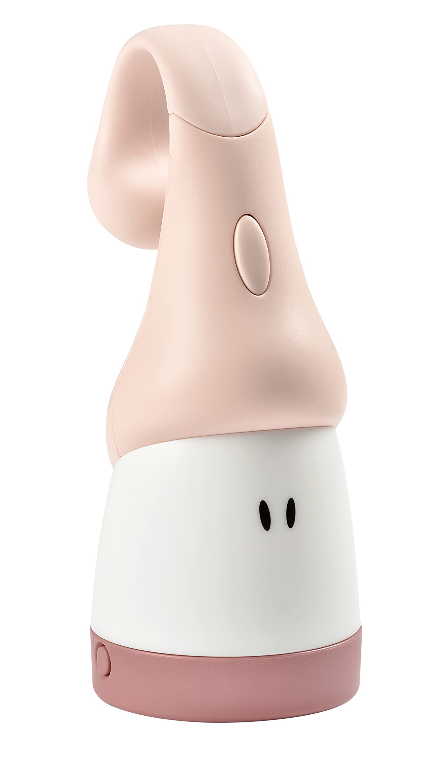BÉABA, Veilleuse pour Enfant/​Bébé, Portative sans fil, Evolutive en Torche, Lumière douce, Design Ergonomique : S'accroche aux poignées, lit à barreau, Longue Autonomie 90h, Pixie Torch, Rose dragée
