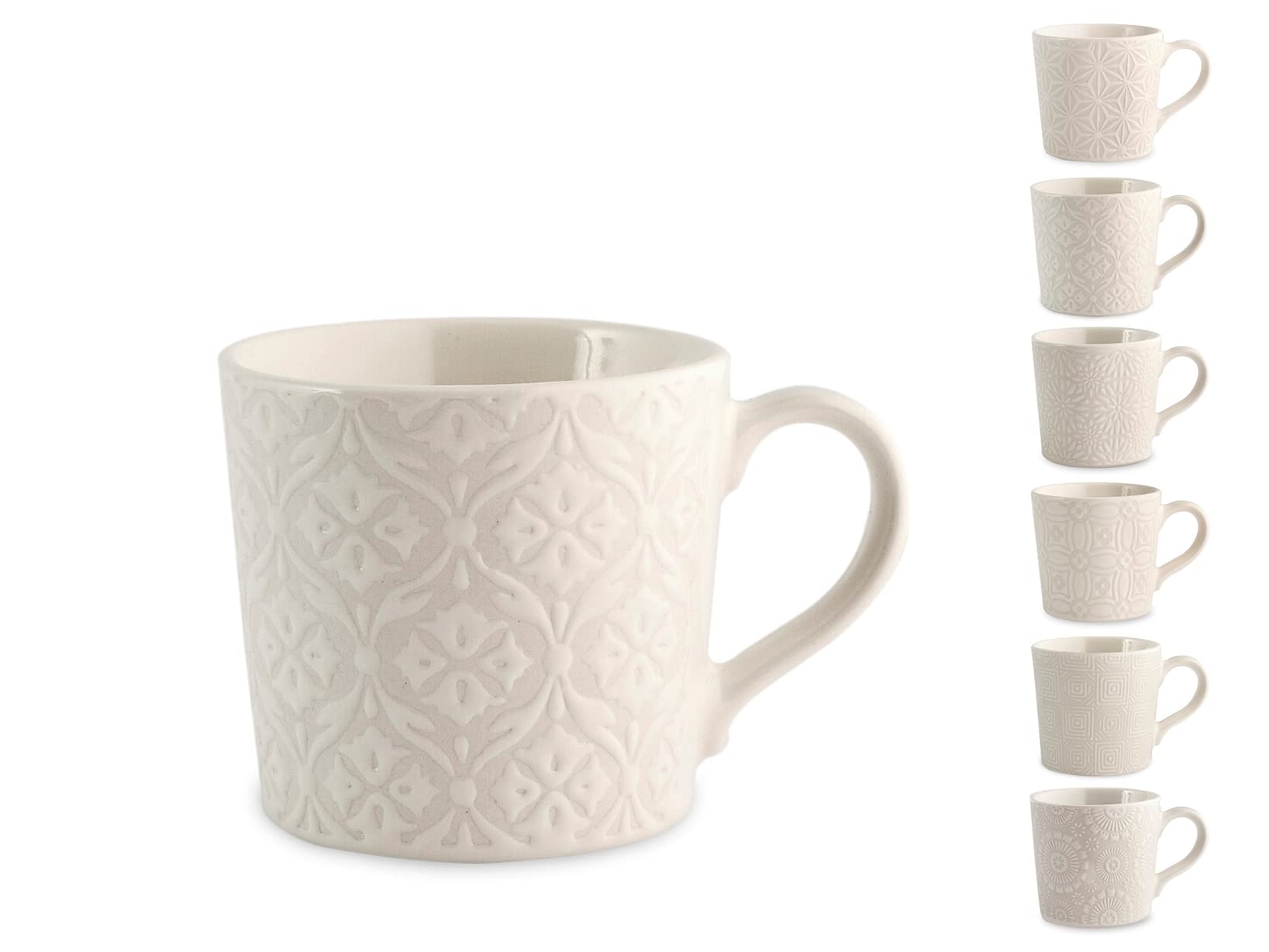 H&H 8163860 Silhouette Coffee Mug, Stoneware, Multicoloured, CC 80
